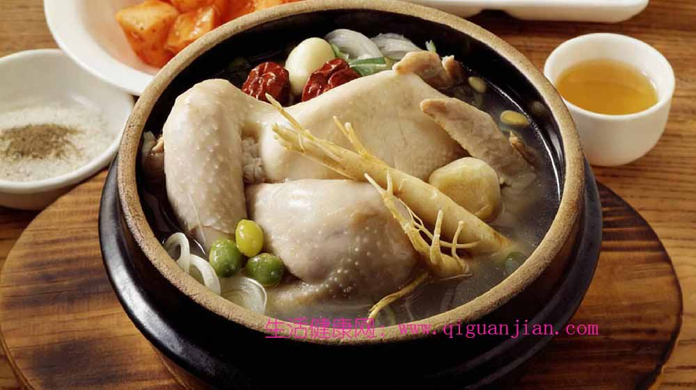 >人参鹿尾母鸡汤--补元气，暖腰膝，益肾精