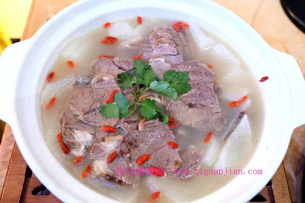 菟狗羊肉汤--温肾回阳，补肾益精