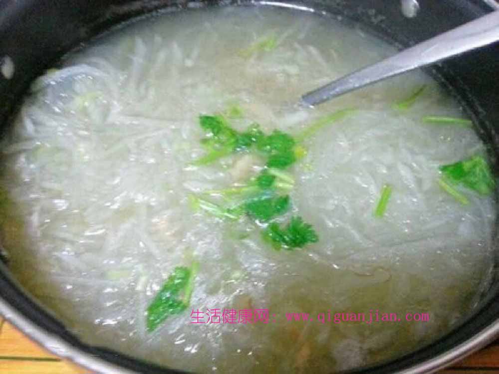 海米萝卜汤--补肾益精，养血润燥