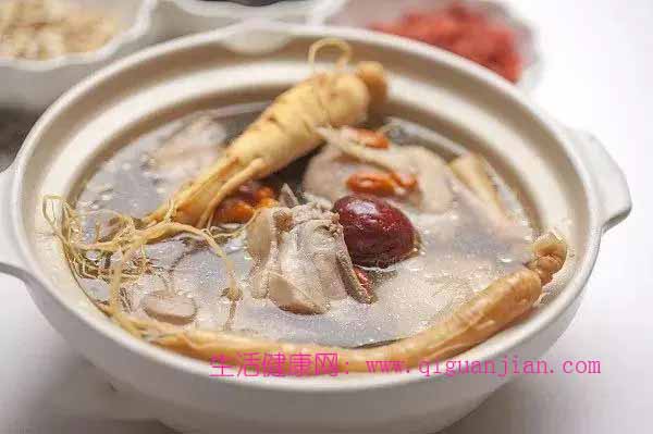 人参鹿茸鸡肉汤--大补元气，温肾壮阳