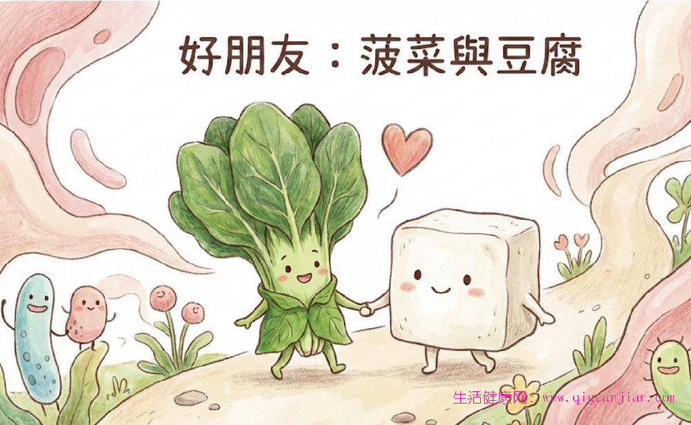 养生文化：豆腐配菠菜，竟是护身聪明吃法